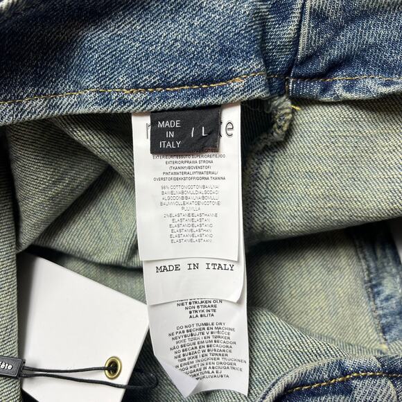 Retrofete Blue Denim Mini Skirt - Picture 9 of 11